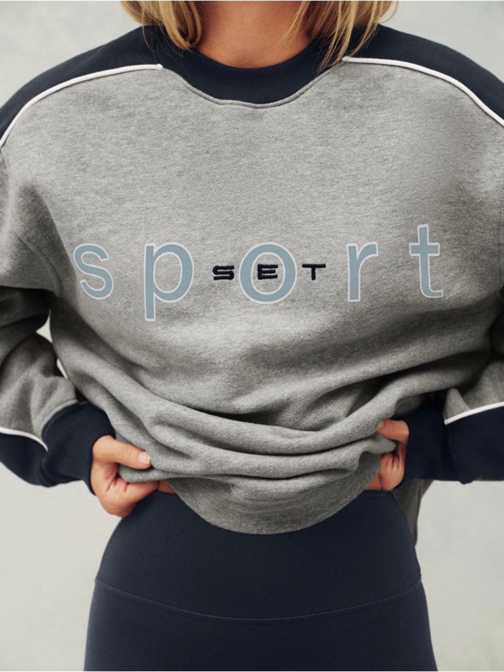 SET Active - Staple Stripe Crewneck